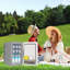 10L Portable Mini Fridge with Cool, Car Refrigerator with Cooler& Warmer, Countertop Mini Fridge with Handle-120343960-135866284