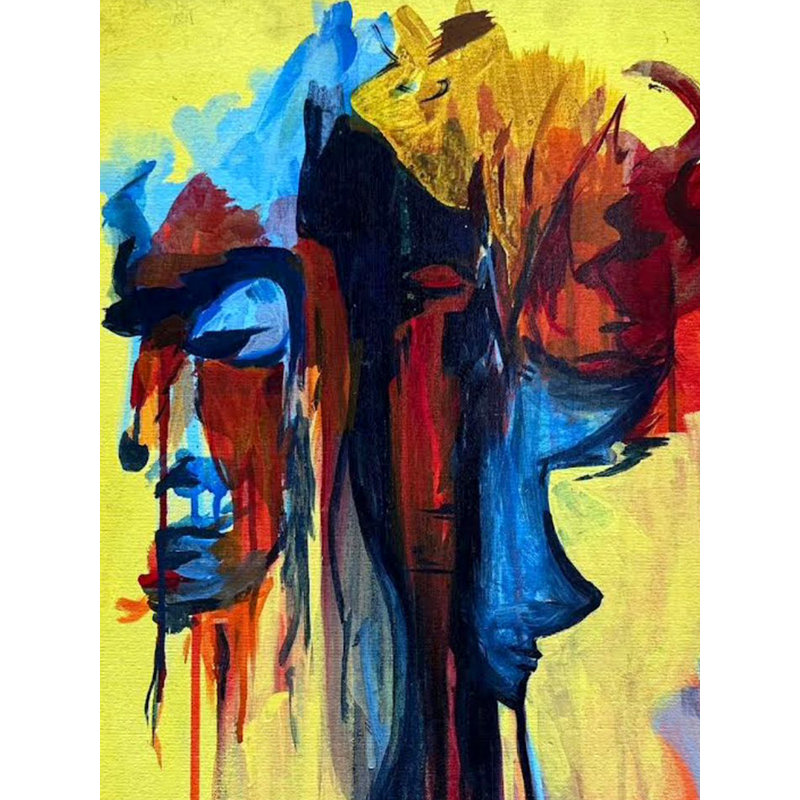 Dripping Emotion | Mélange de clous en acrylique | Par Sambedna