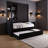 Tuxedo-Style Daybed Sofabed with Trundle and Button Tufting​-970666541
