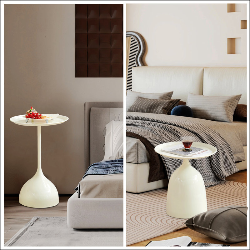 Table d'appoint blanche