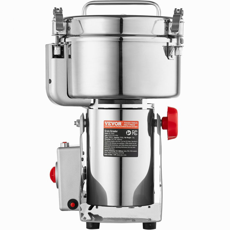 Moulin à grain électrique commercial à grande vitesse 2500g