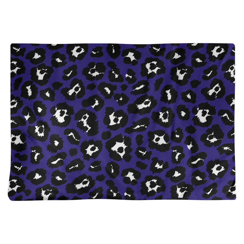 Napperon 18 "Baltimore football, Mauve / blanc / noir, Coton