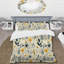 Ensemble de housse de couette Floral - sérénité blanche et bleue-286440280-483307047