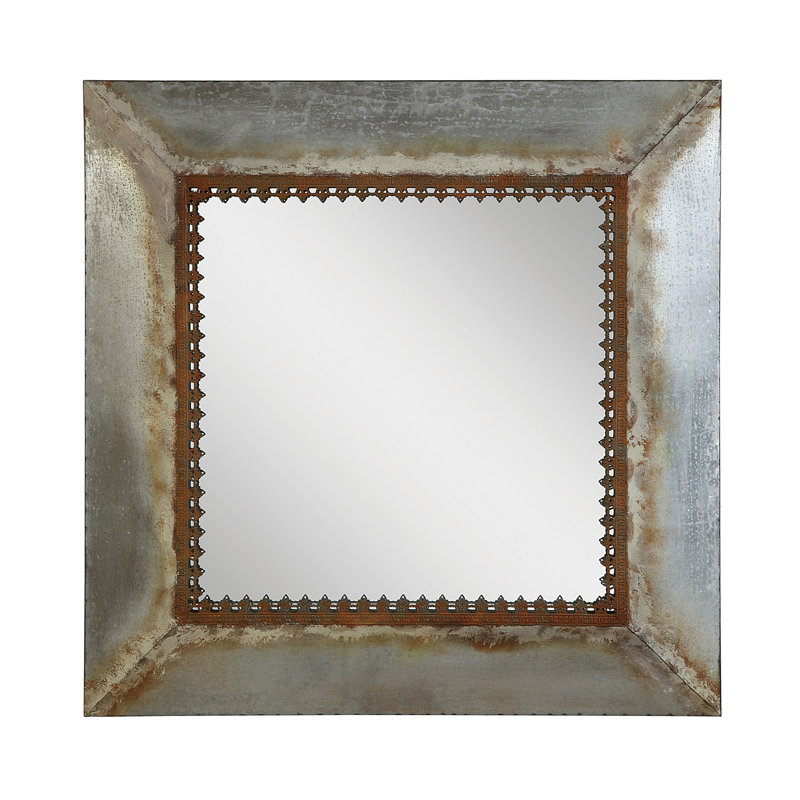Metal Flat Wall Mirror