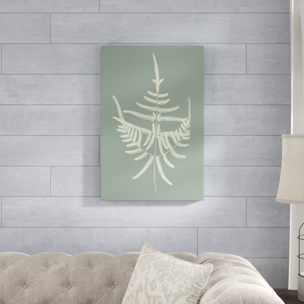 " Ferns On Sage I " by Vision Studio Painting Print Gracie Oaks 