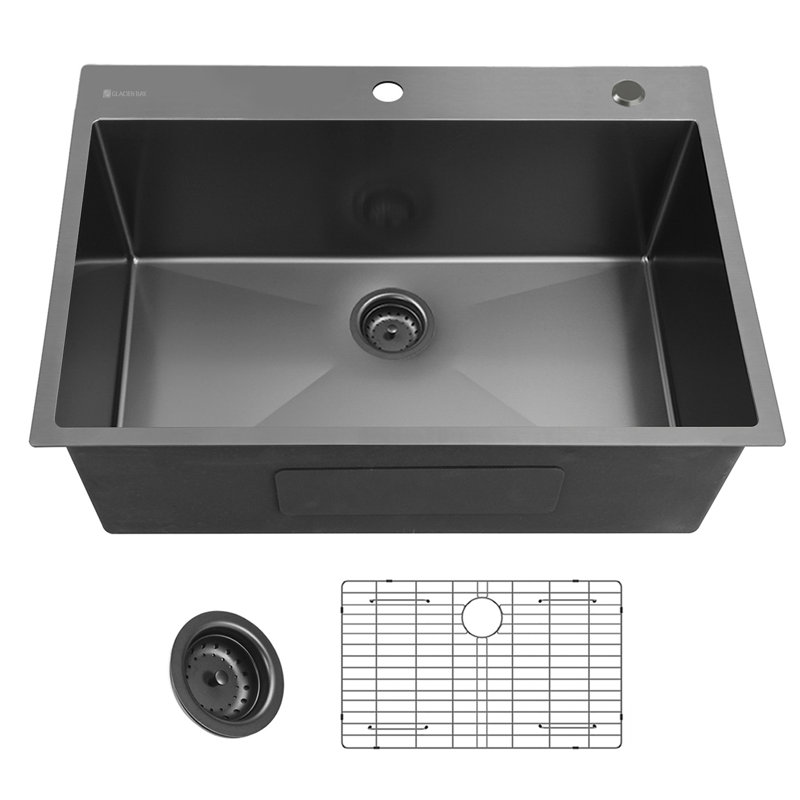 30'' L Single Bowl Stainless Steel Kitchen Sink