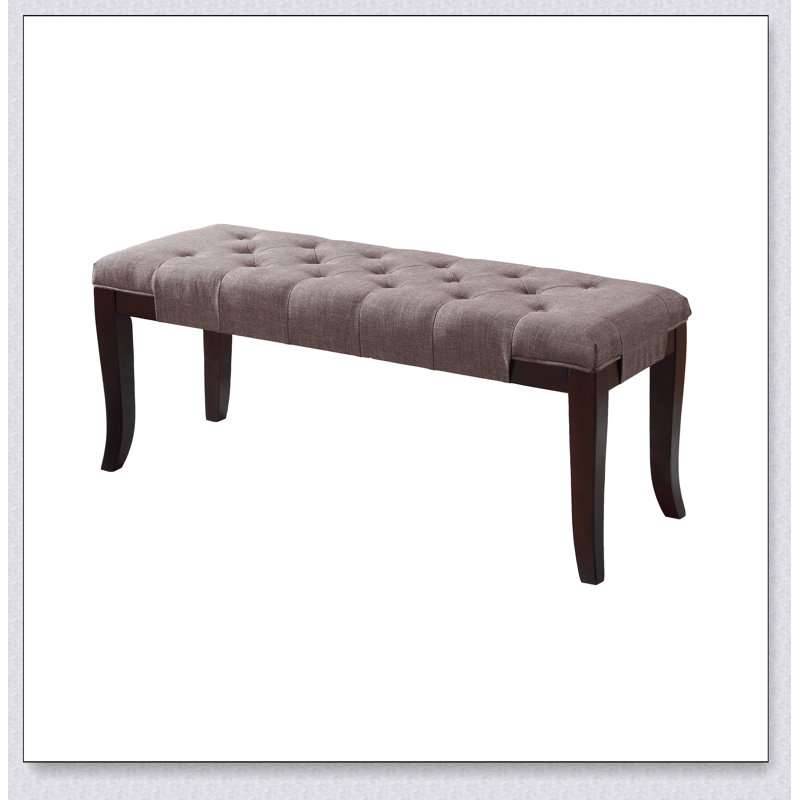 Banc capitonné Linon, polyvalence du tissu, application moderne, confort et durabilité