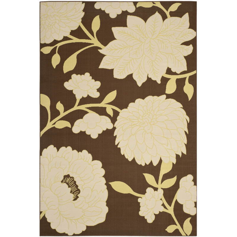 Engelbert Performance Floral Rug, Rectangle 6'7" x 9'6"
