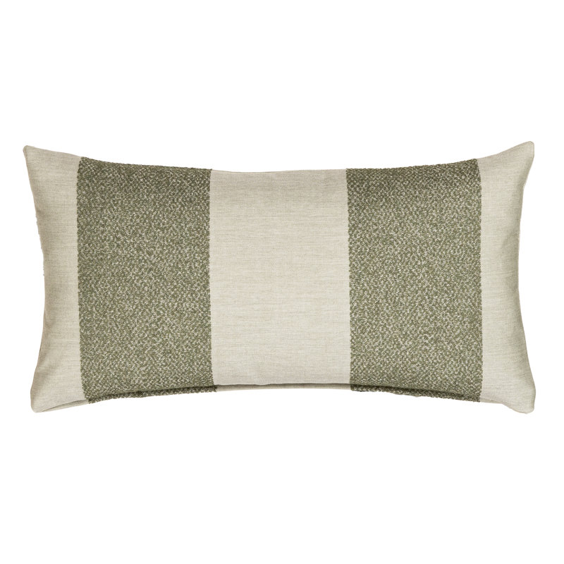 Coussin Sunbrella, Sauge, 21 po x 12 po, Bourre en polyester