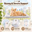 Foldable Cat Window Perch, Hammock Soft Hanging Bed for Indoor Large Cats