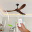 Ventilateur de plafond 60 po à 3 pales avec télécommande Batha