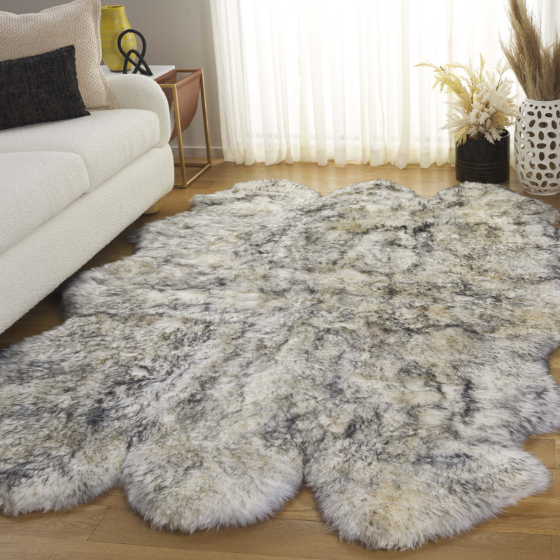 Safavieh Ivory / Smoke Gray Area Rug, Runner 2' x 8'3"
