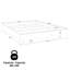 Chambre Zen Kappa - Lit plateforme seulement - Assemblage facile, aucun sommier requis-1259141144