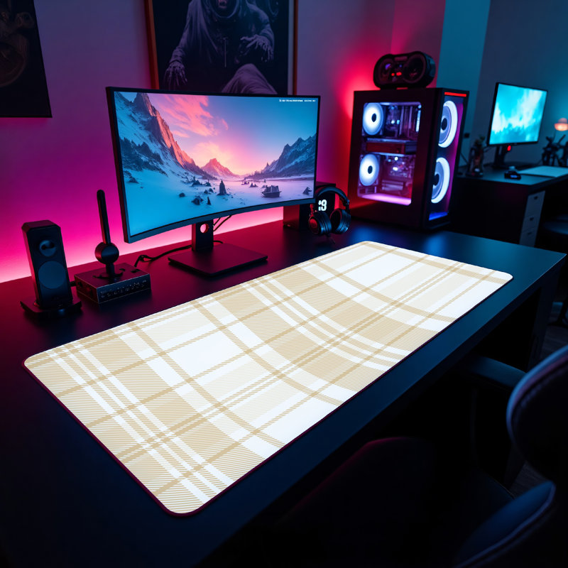 Polyester Desk Pad, 14.4x12.1