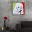  «Jackson» par Pat Saunders-Art mural en verre acrylique blanc, 24 po x 24 po-1876600365