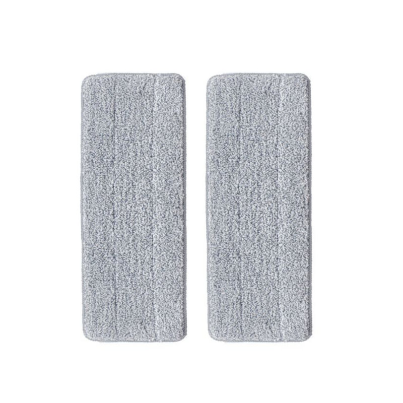 True & Tidy Reusable Microfiber Mop Pad Refill Compatible With Trueclean Mop & Bucket Pump System- 2 Pcs