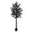 Artificial Halloween Black Maple Tree With Natural Trunk-2009663481