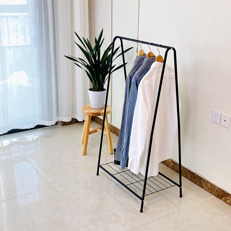 Locrian 25.9'' Metal Clothing Rack, Black