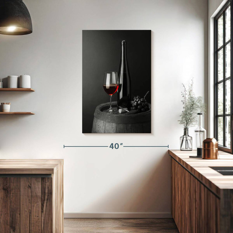 Yarlin Red Wine From Barrel, 39" H x 26" W