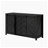 55.1-Inch Sideboard with Storage,Farmhouse Storage Cabinet with Sliding Barn Doors and 4 Drawers, Wood Buffet Table with Power Outlet-1825444720
