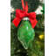 Ensemble de 3 décorations de Noël scintillantes incassables rouges, blanches et vertes