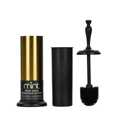 Toilet Brush, Toilet Bowl Brush with Extra Long Handle Durable Bristles Toilet Scrubber and Covered Holder for Toilet Brush Set