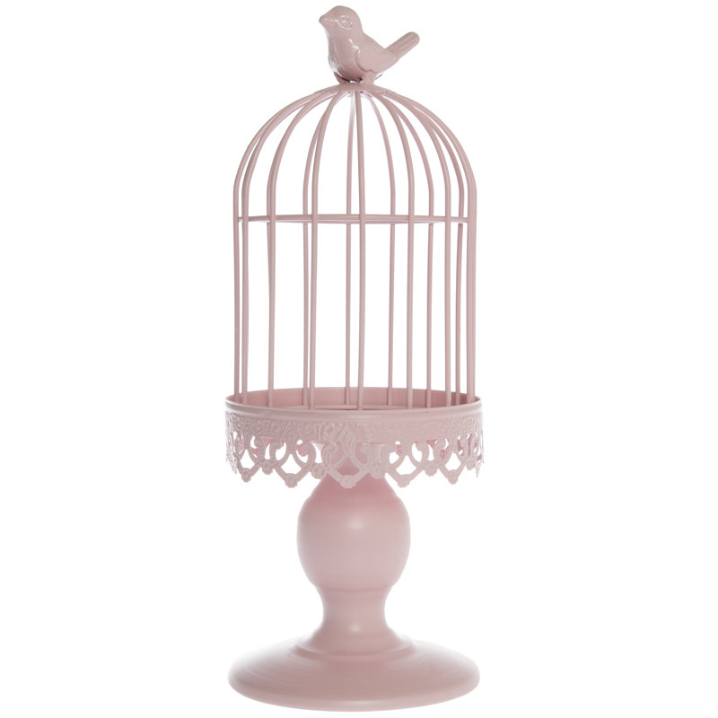Metal Lantern, Pink