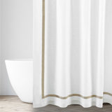 Fino Linen Solid Color Single Shower Curtain