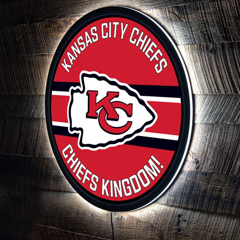 Décoration murale lumineuse NFL, NFL Kansas City Chiefs