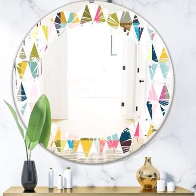 Miroir mural Whirl Orchid Blossom
