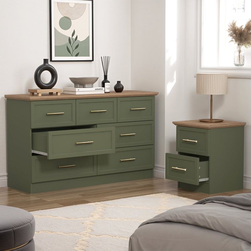 Cleverton Serenity Storage Set  , Kale Green