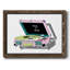 Disque, magasin I encadré sur toile-1358167276-1358167266