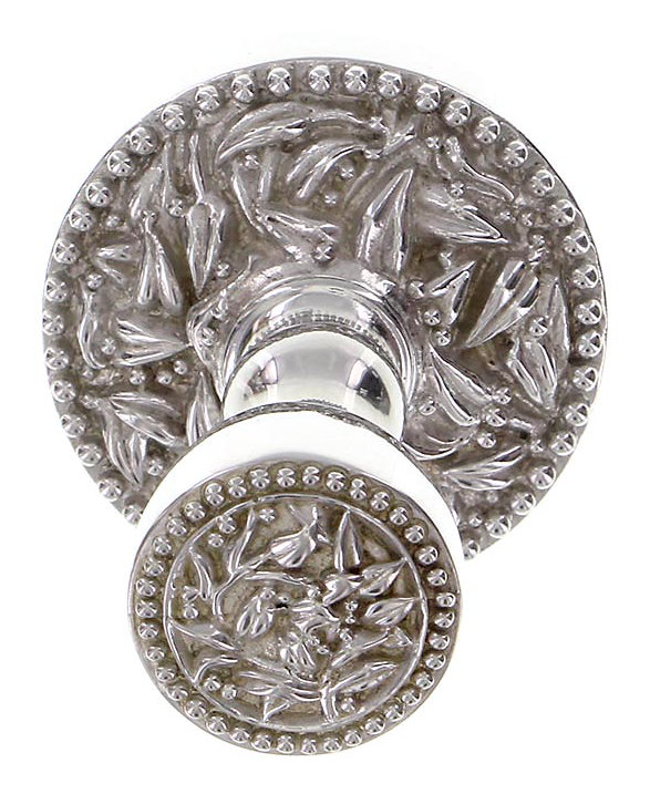 San Michele Robe Hook, Polished Nickel