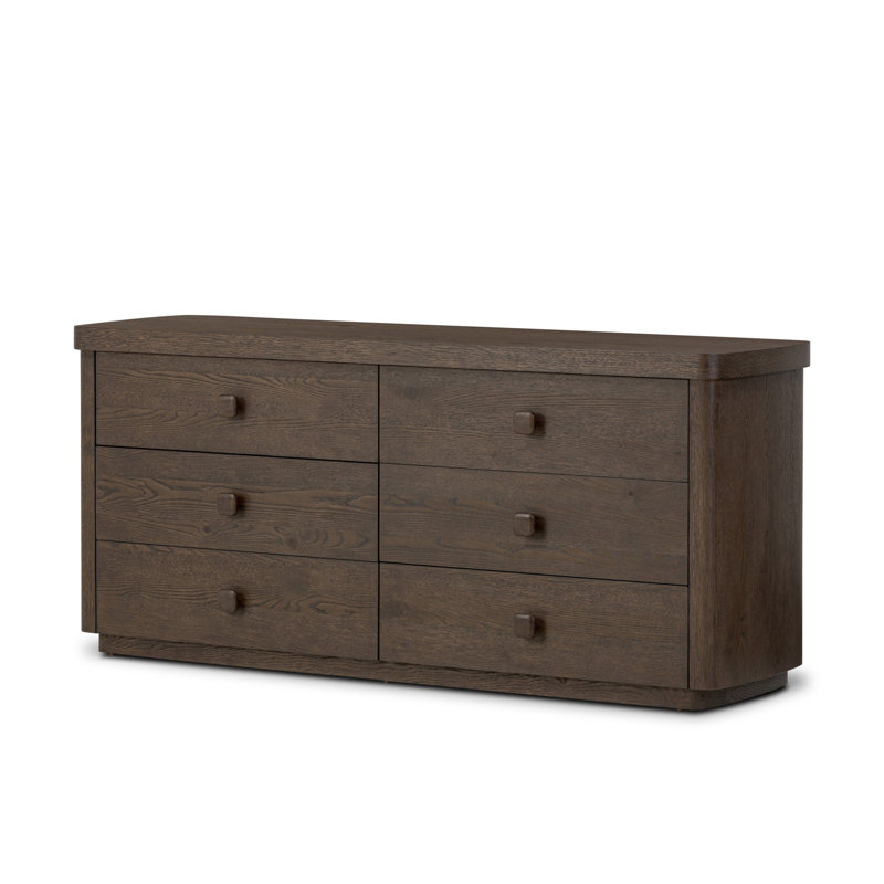 Valen 6 - Drawer Solid Wood Dresser