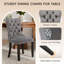 Ensemble de 2 chaises de salle à manger rembourrées Modern-1734299858