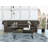 41" Onyx And Carbon Rectangular Lift Top Coffee Table