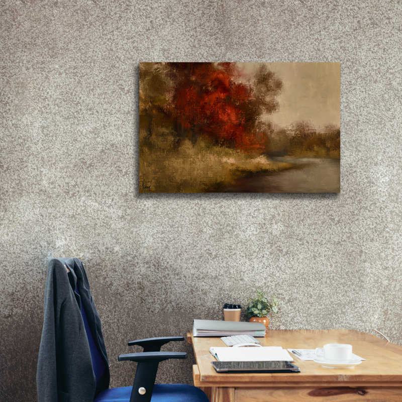 Art mural épique «Whispers Of Fall» par Ashley Bradley, H 26 po x l 40 po