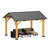 12 pi. L 10 pi. D Pavillon de jardin en bois massif