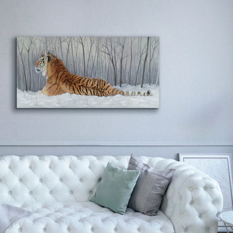 «Siberian Solitude» par nom d'artiste, H 30 po x l 60 po x P 1,5 po