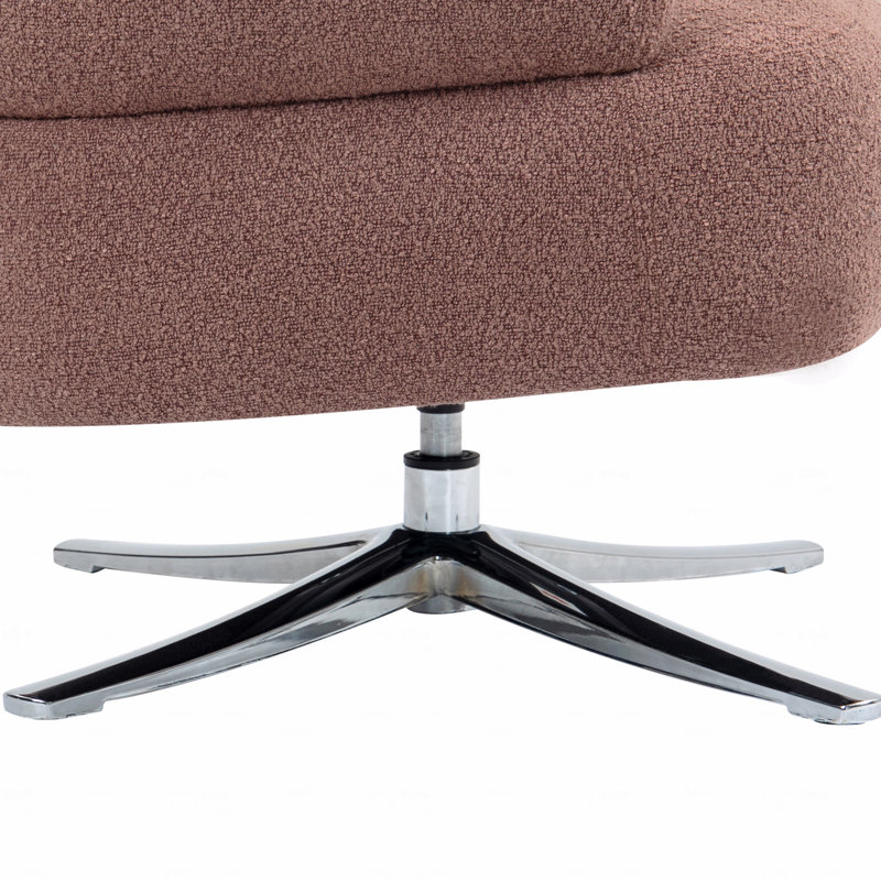 Fauteuil pivotant Cuddle, Rouge