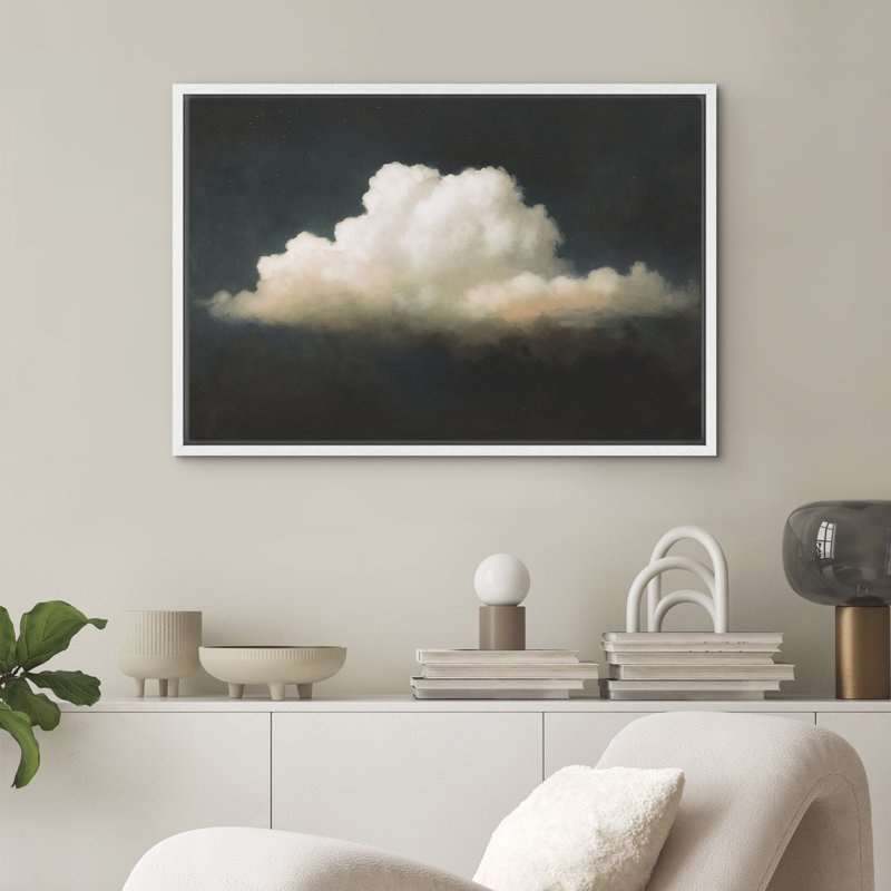Reproduction d'art sur toile encadrée - décor de campagne rétro, décor de campagne moderne, H 16 po x l 24 po, Blanc