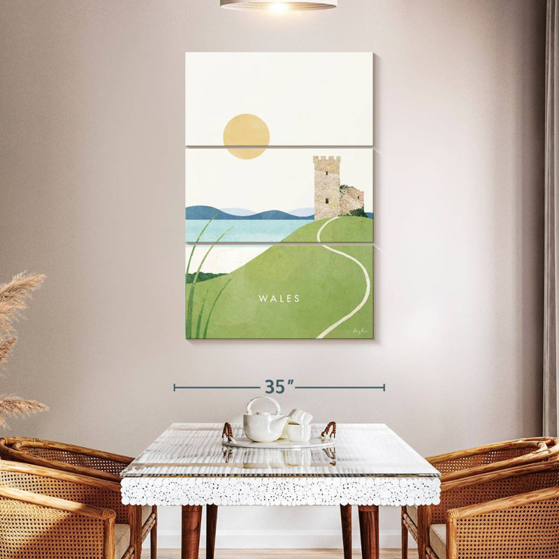 Masam Wales Vintage Travel Poster