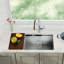 Elite Workstation 23'' L Undermount Single Bowl Stainless Steel Kitchen Sink