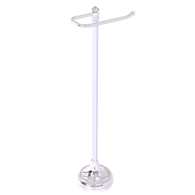 Porte-papier hygiénique sur pied Freyja Crystal, Chrome poli