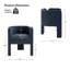 Fauteuil rembourré avec dossier bas H 18,5 po Braien-1300974479