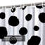 Rideau de douche avec 12 crochets-129036423