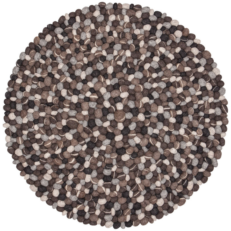 Round Occoneechee Hand Woven 90cm X 2cm Area Rug