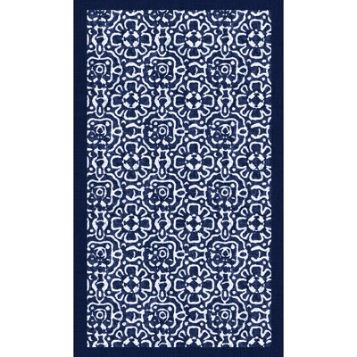 Non-Slip Floral Indoor Doormat