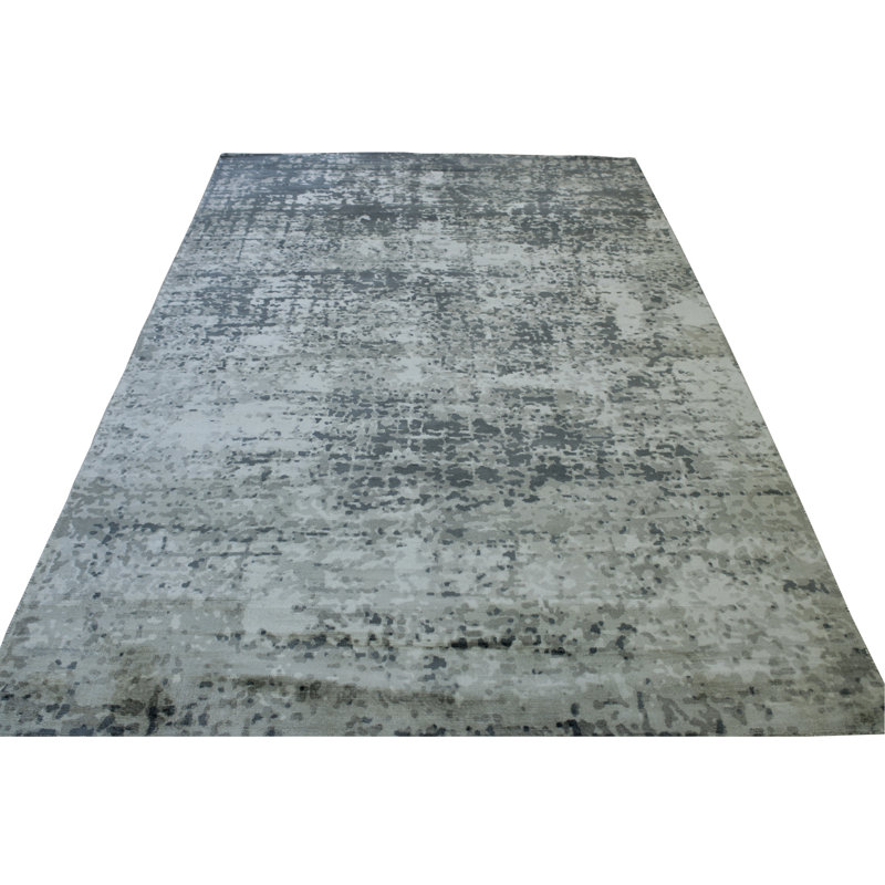 Tapis unique Rayxeah 5,0 x 8,0 blanc