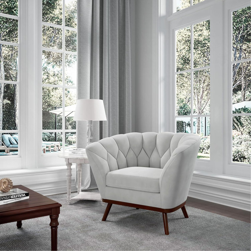 Chaise d'appoint rembourrée 1pc Modern Elegance